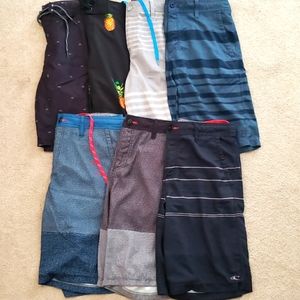 (7) Men's O'Neil and HangTen Boardshorts Size 32